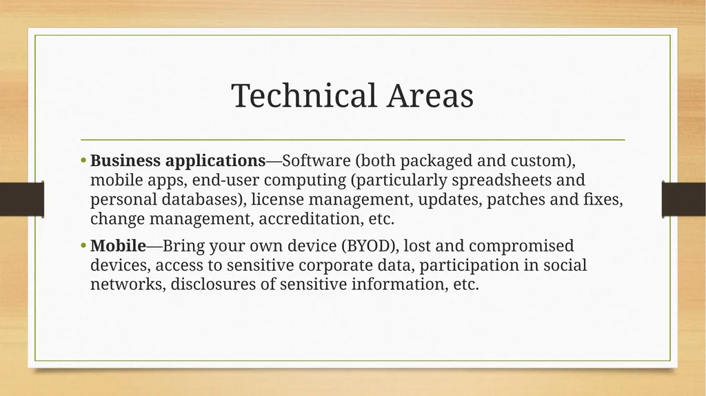 Basics to Performing Value-added IT Audits - slide 21 of 39