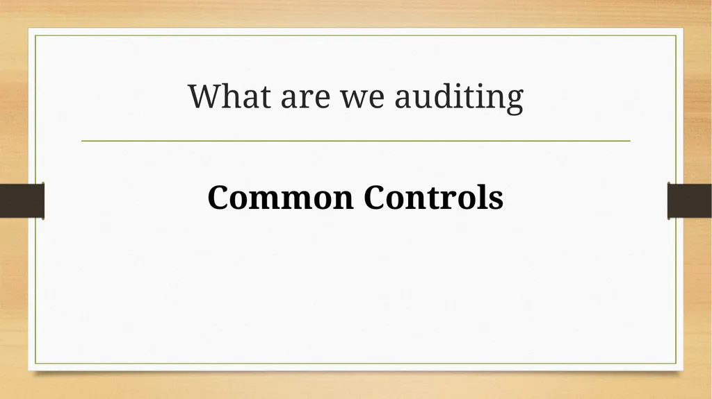 Basics to Performing Value-added IT Audits - slide 13 of 39