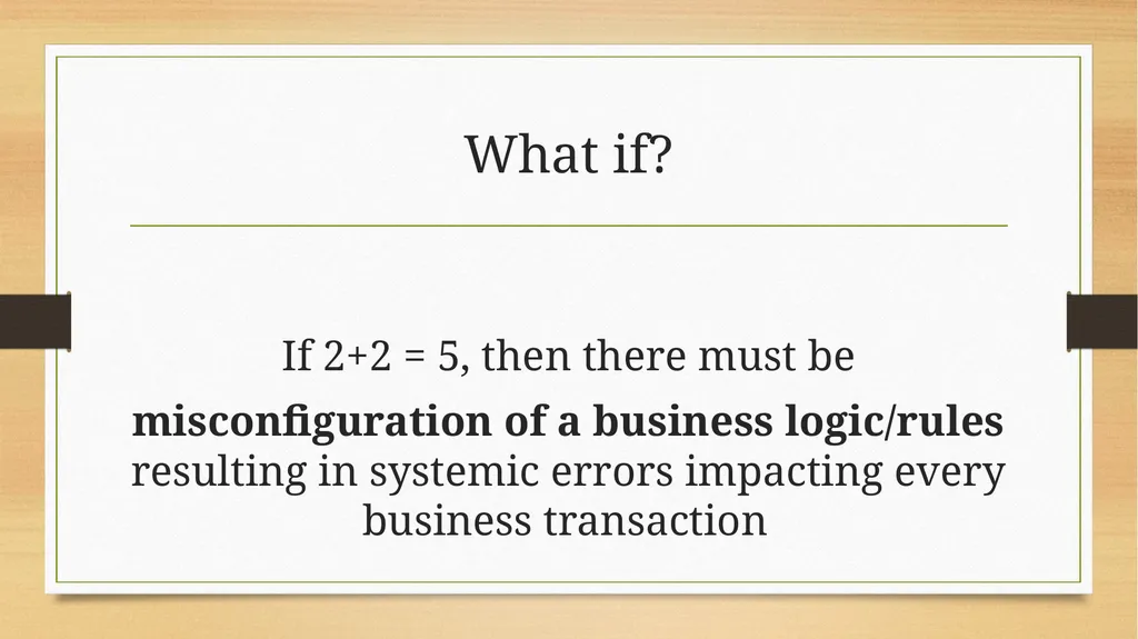 Basics to Performing Value-added IT Audits - slide 34 of 39