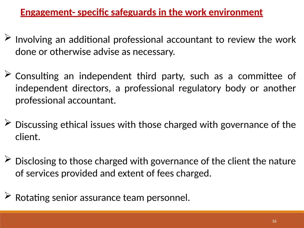 CA Ankit Maheshwari Compliance of Ethical - slide 16 of 37