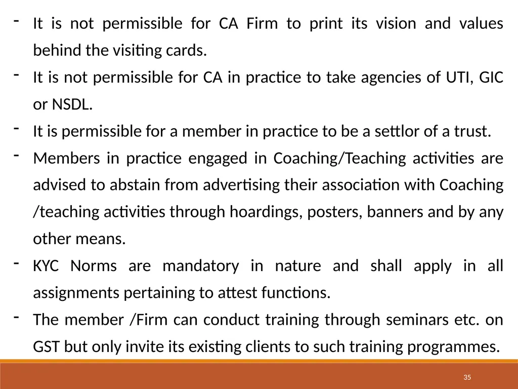 CA Ankit Maheshwari Compliance of Ethical - slide 35 of 37