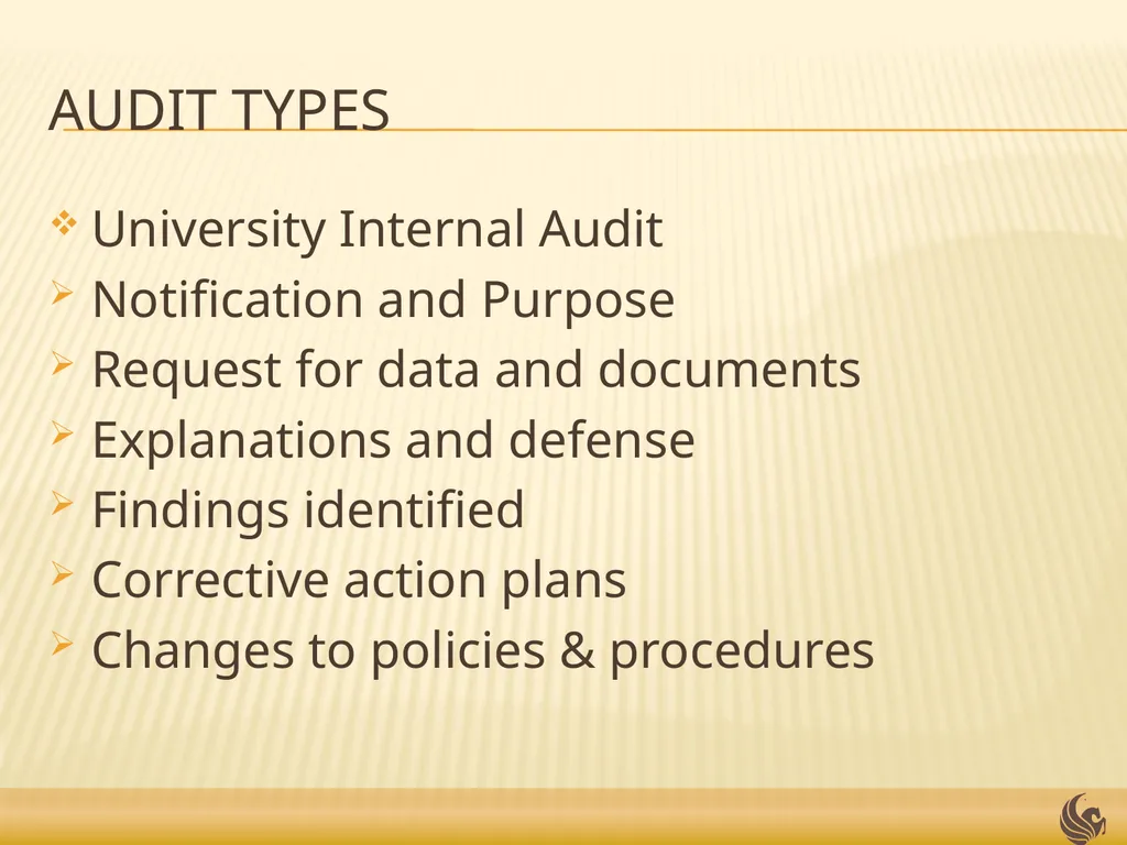 Audits and Investigations Presented by: Doug - slide 12 of 23