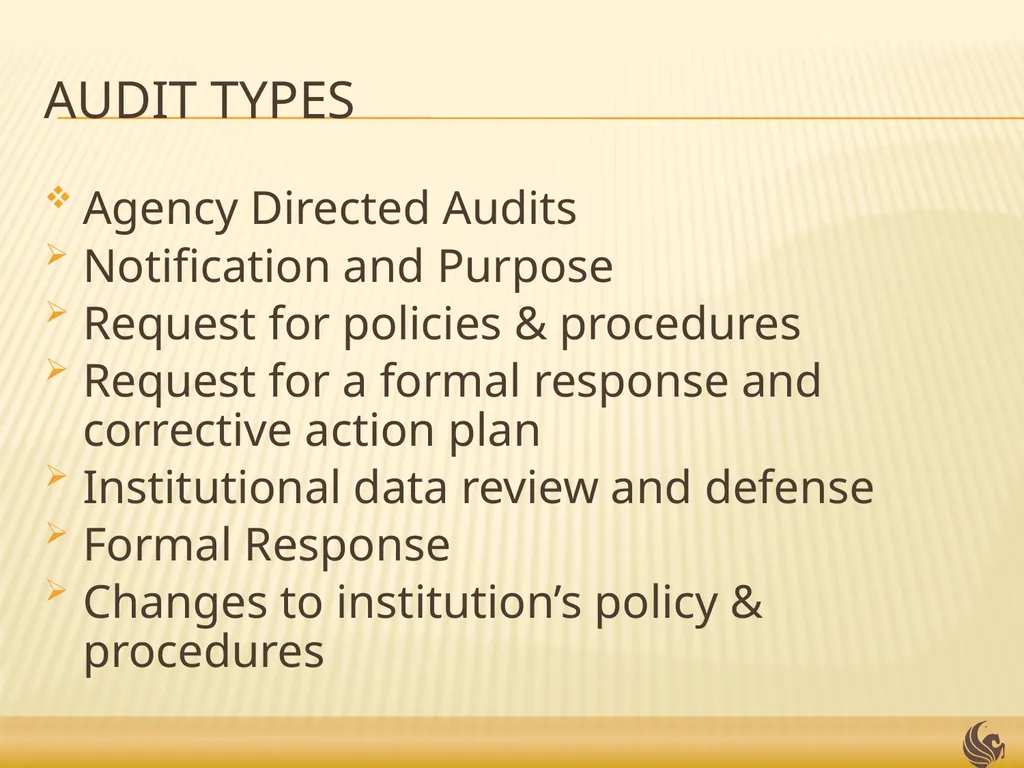 Audits and Investigations Presented by: Doug - slide 9 of 23