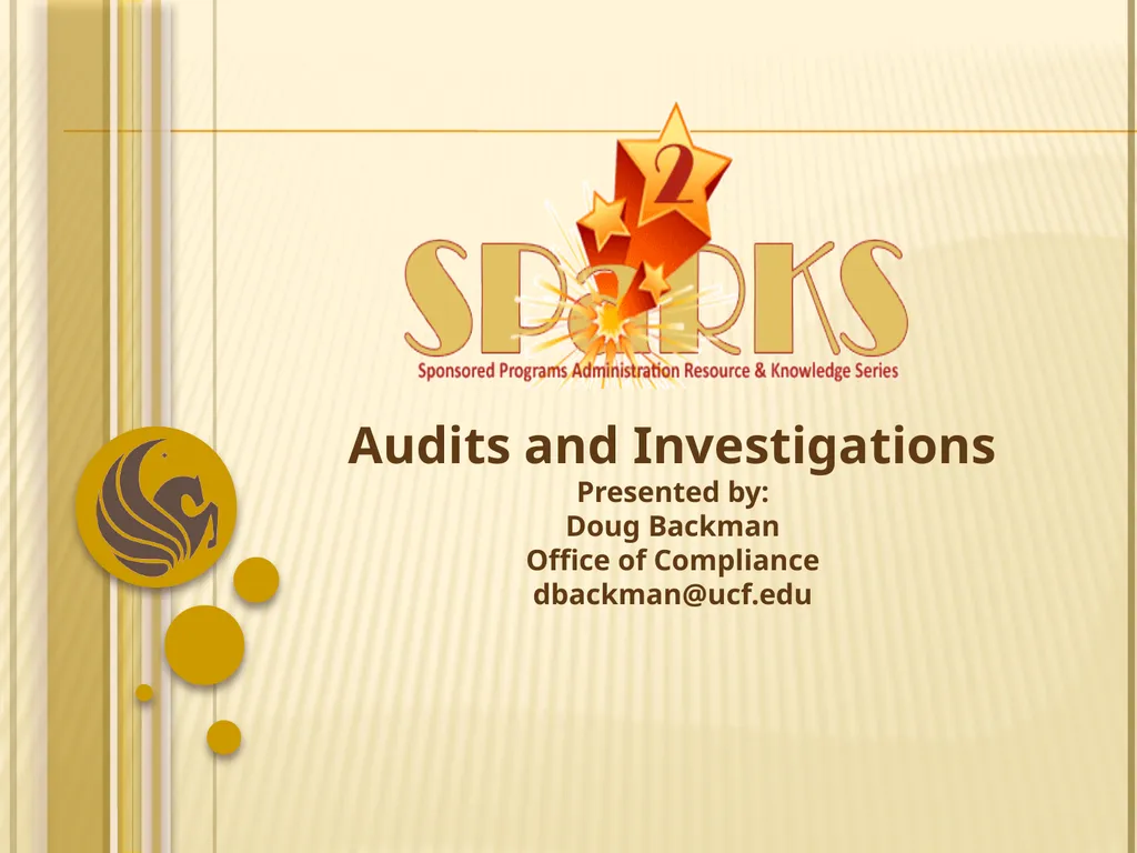 Audits and Investigations Presented by: Doug - slide 1 of 23