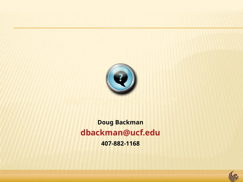 Audits and Investigations Presented by: Doug - slide 22 of 23