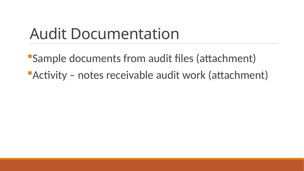 Audit Week one Course Administration Professor - slide 31 of 113