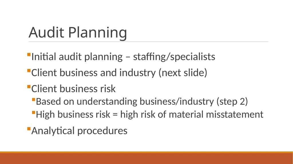 Audit Week one Course Administration Professor - slide 34 of 113