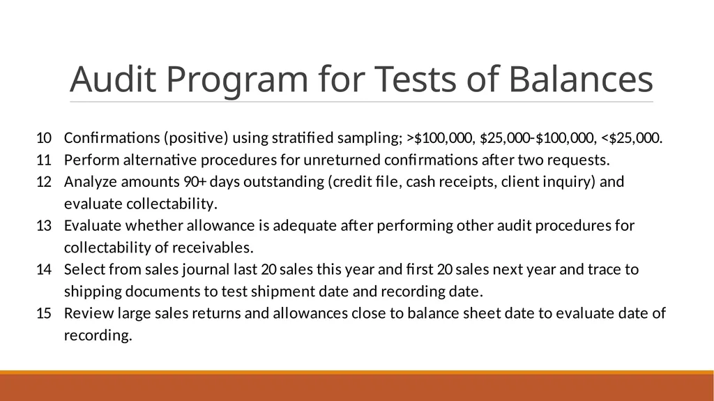 Audit Week one Course Administration Professor - slide 83 of 113