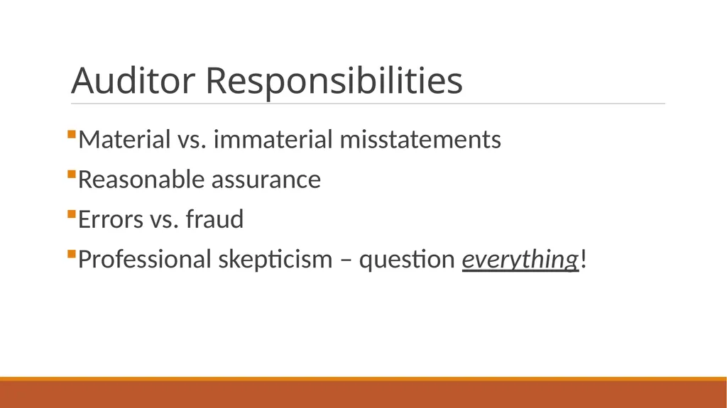 Audit Week one Course Administration Professor - slide 18 of 113