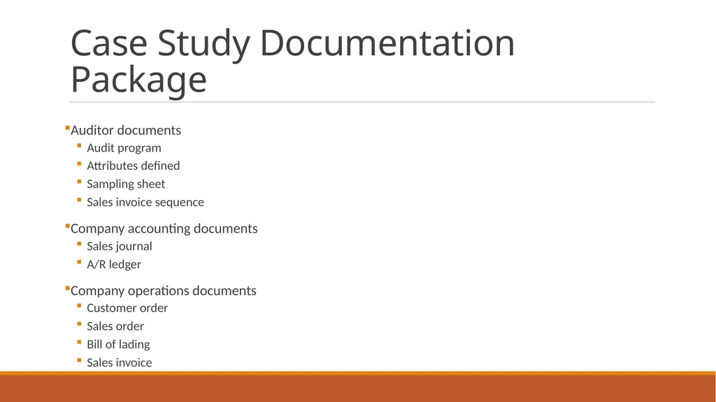 Audit Week one Course Administration Professor - slide 68 of 113