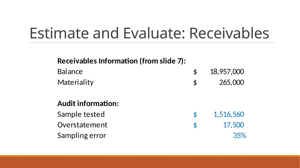 Audit Week one Course Administration Professor - slide 50 of 113