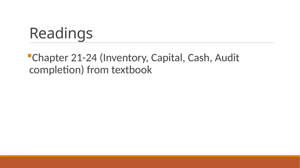 Audit Week one Course Administration Professor - slide 104 of 113