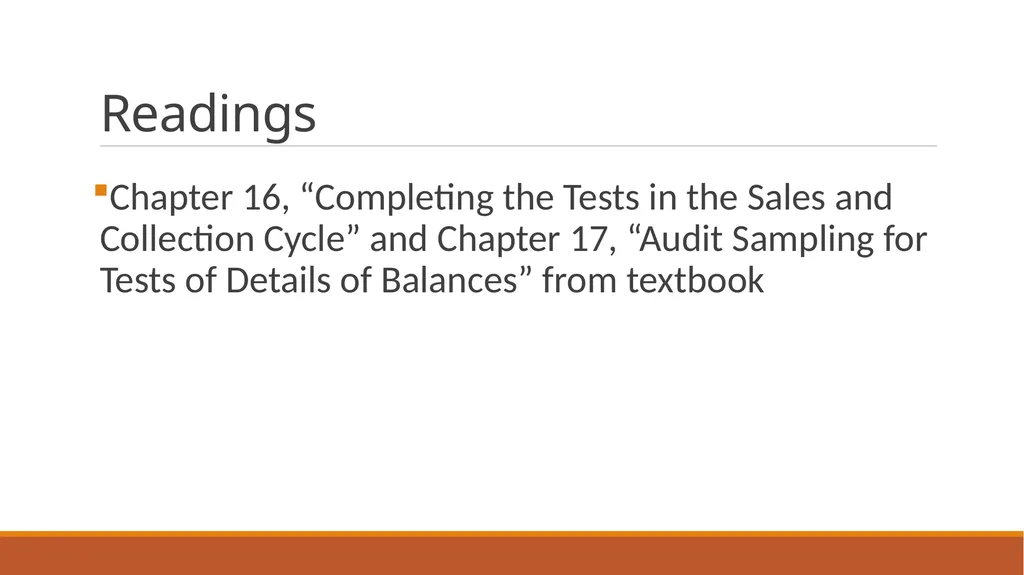 Audit Week one Course Administration Professor - slide 70 of 113