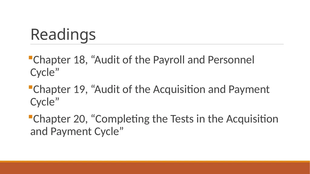 Audit Week one Course Administration Professor - slide 92 of 113
