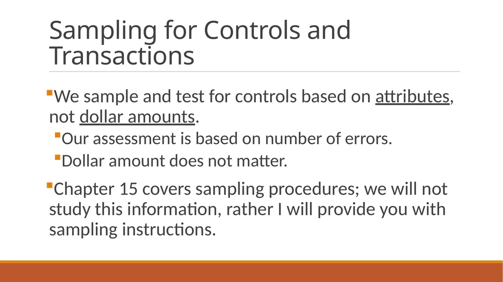 Audit Week one Course Administration Professor - slide 65 of 113