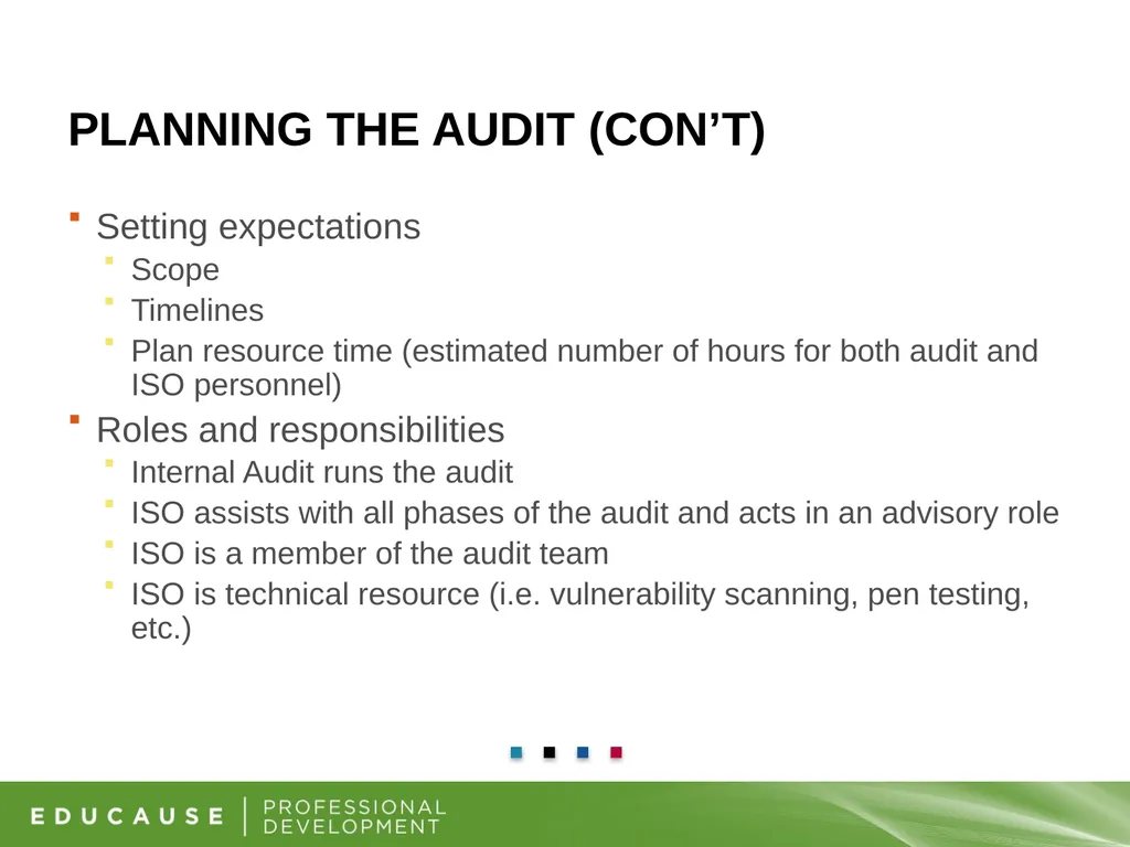 Information Security and Internal Audit Working - slide 15 of 23