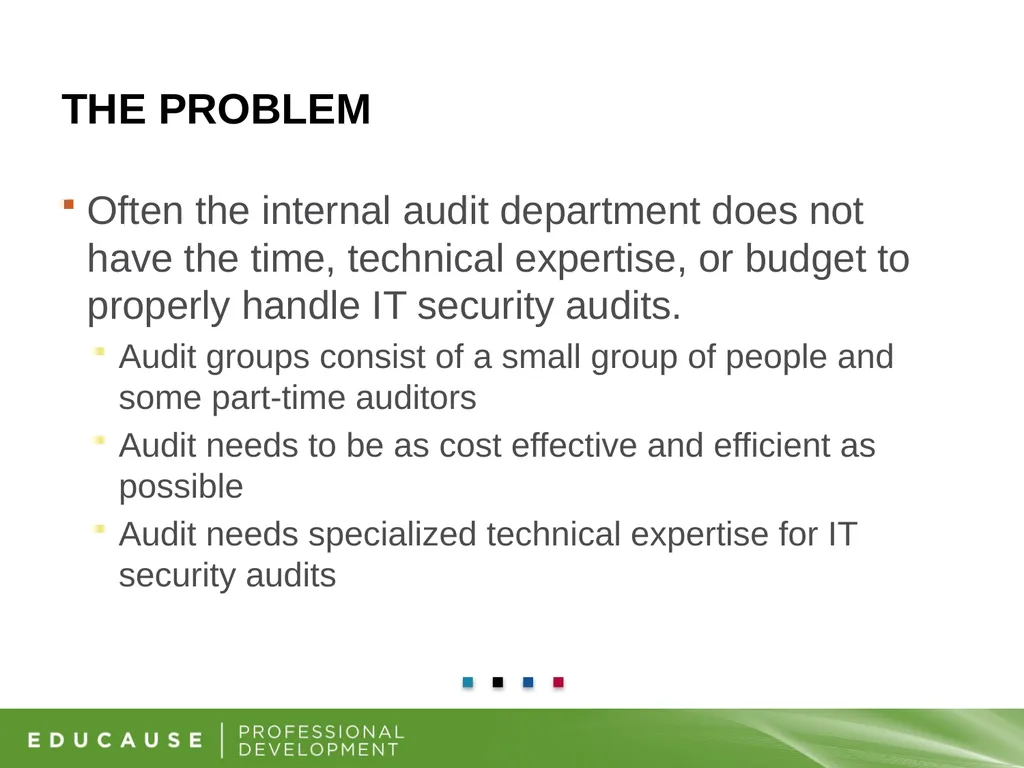 Information Security and Internal Audit Working - slide 10 of 23