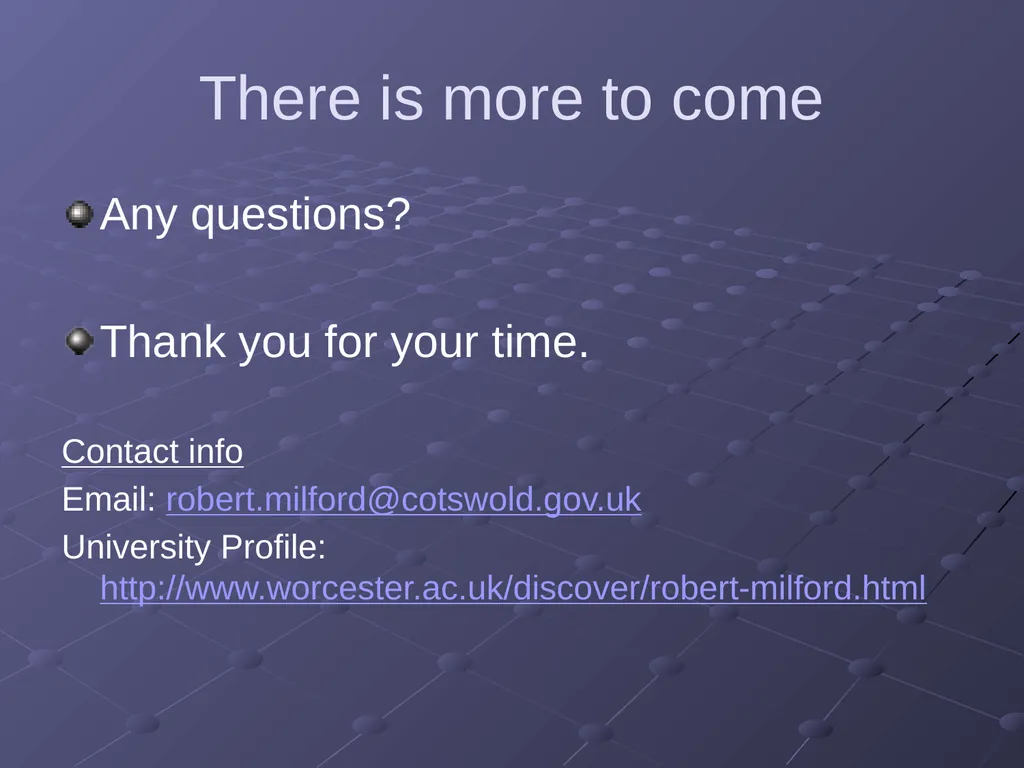 “Applications of Research” Auditing in the Shared - slide 24 of 26