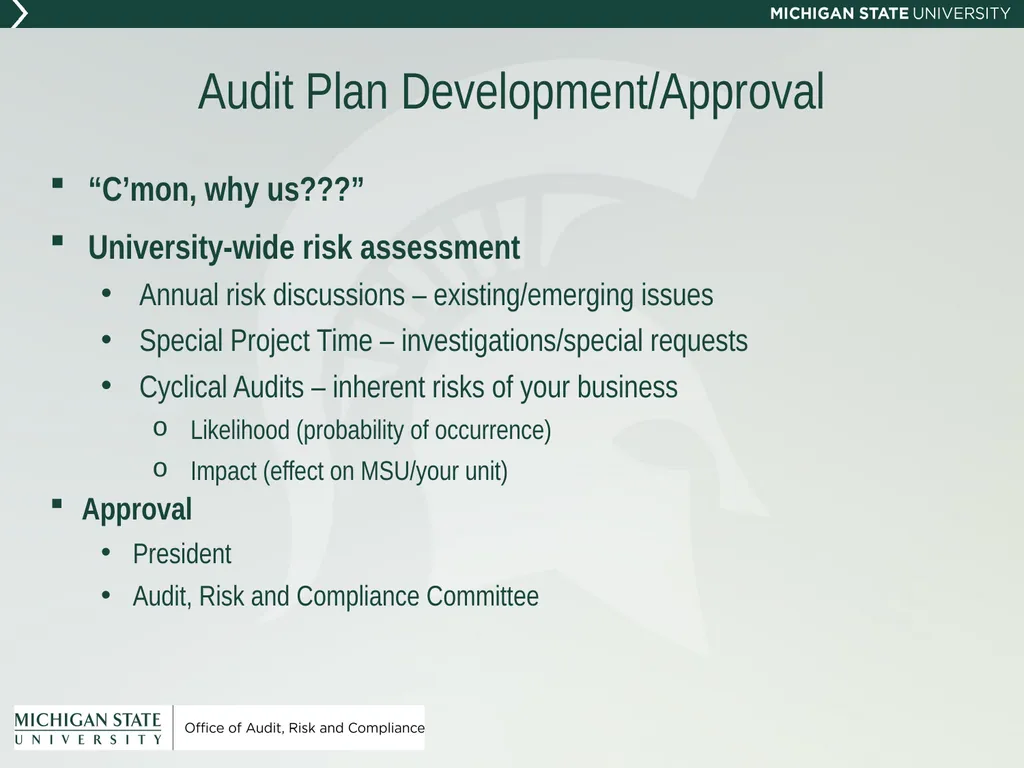 New Administrator Orientation Office of Audit, - slide 9 of 38