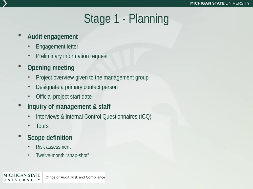 New Administrator Orientation Office of Audit, - slide 11 of 38