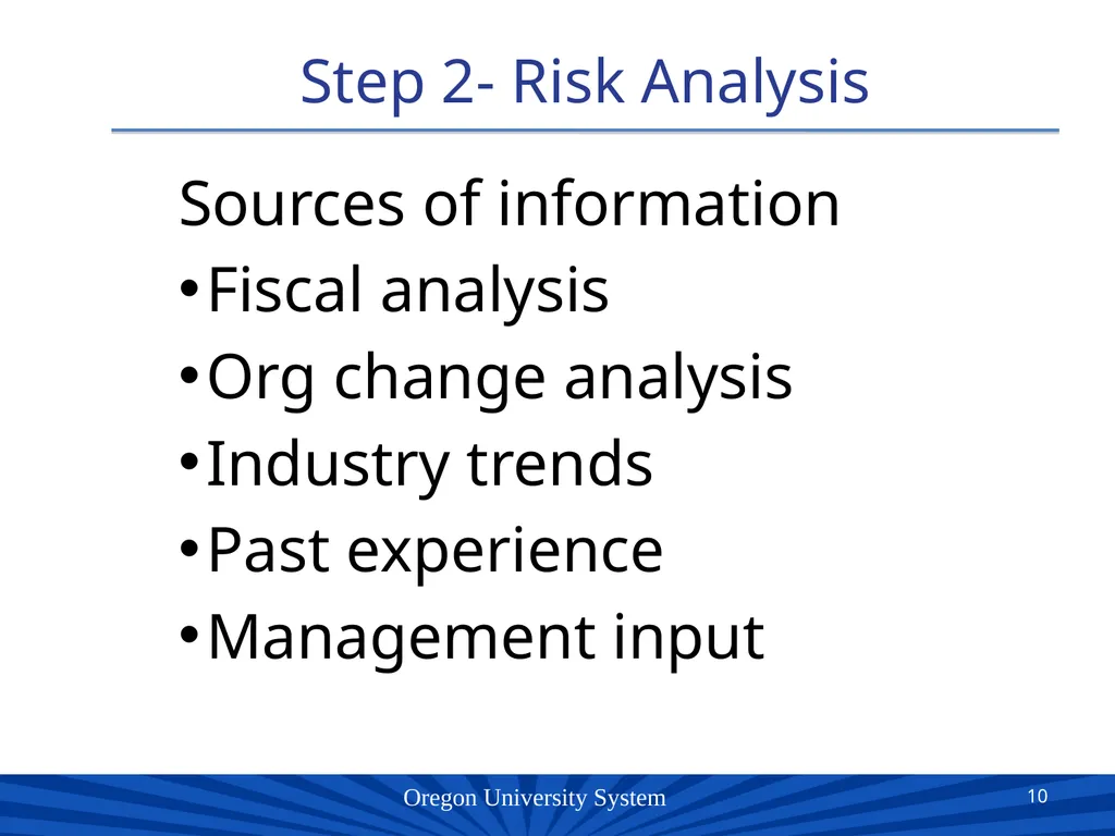 Oregon University System Presented by: Patricia - slide 10 of 18