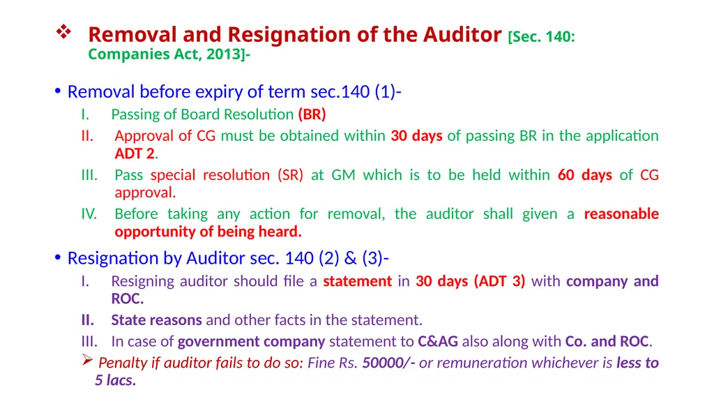 Companies Act, 2013: Provisions regarding Company - slide 7 of 10