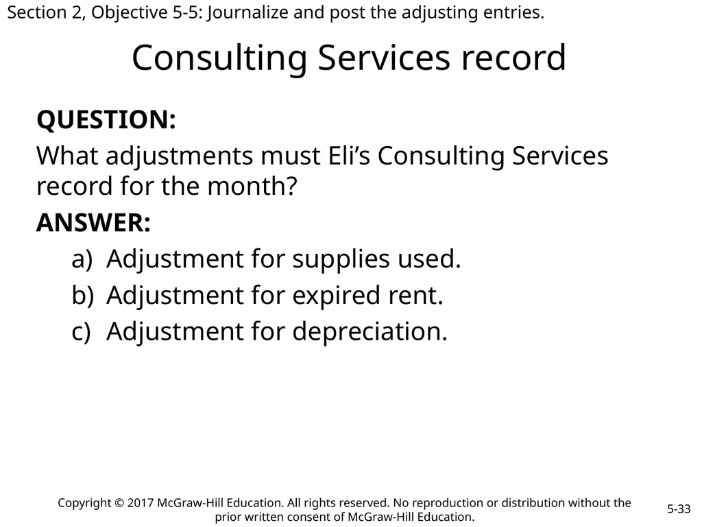 College Accounting A Contemporary Approach Fourth - slide 33 of 34