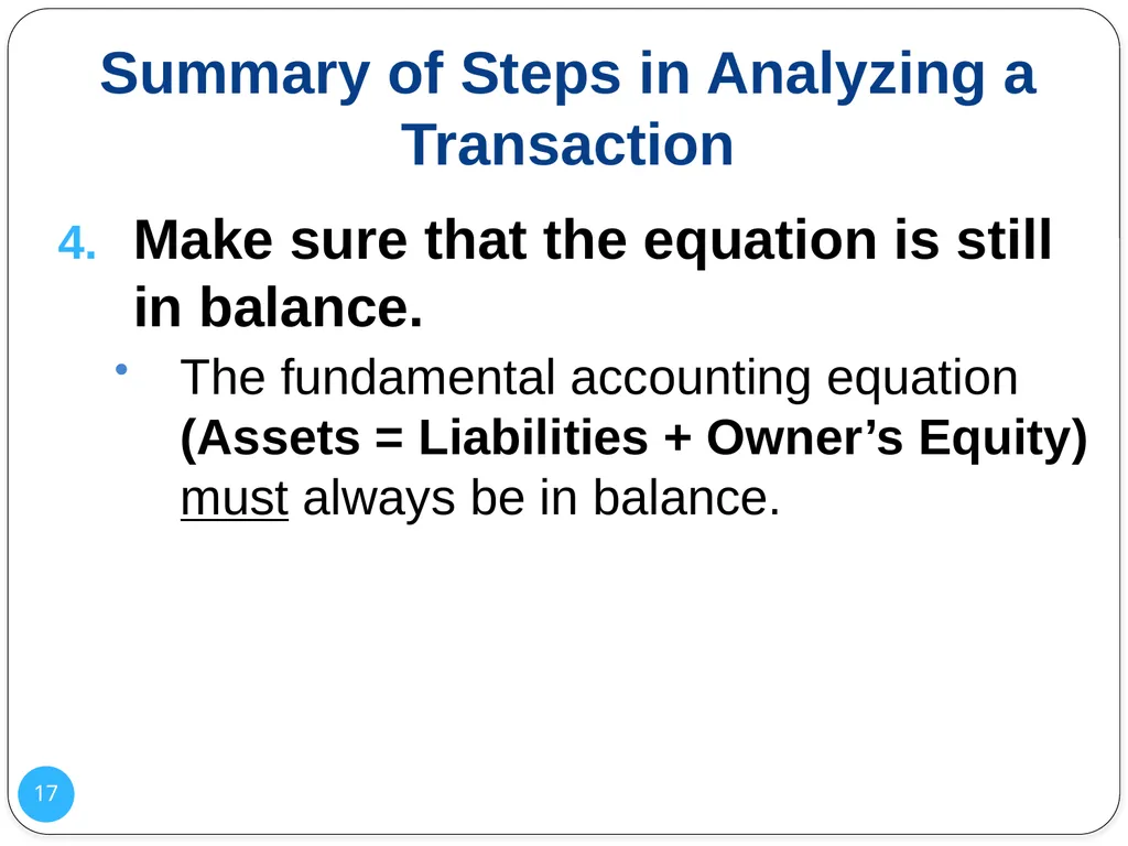 1 Analyzing Changes in Financial Position Chapter - slide 17 of 36