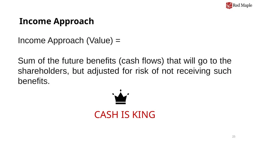 Introduction to Valuation Chris Young, Ph.D. - slide 25 of 52