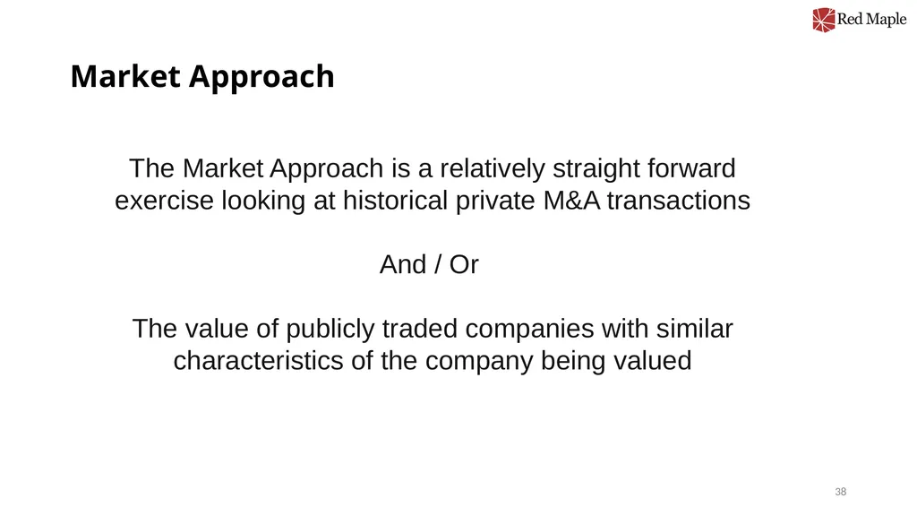 Introduction to Valuation Chris Young, Ph.D. - slide 38 of 52
