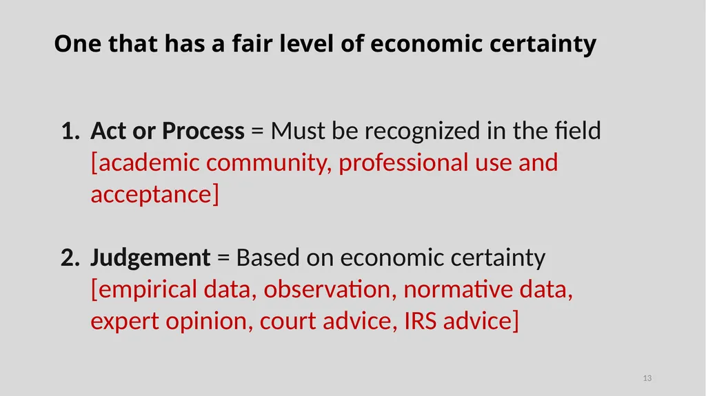 Introduction to Valuation Chris Young, Ph.D. - slide 13 of 52
