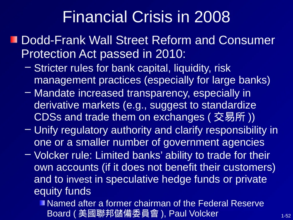 CHAPTER 1 Investments - Background and Issues This - slide 52 of 52