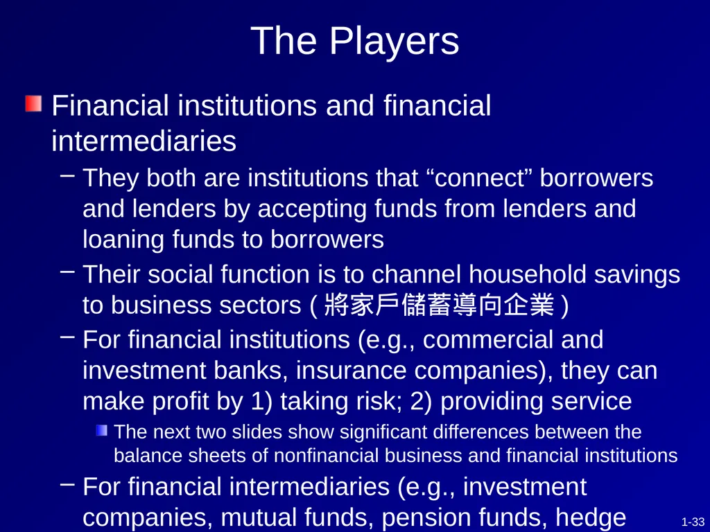 CHAPTER 1 Investments - Background and Issues This - slide 33 of 52