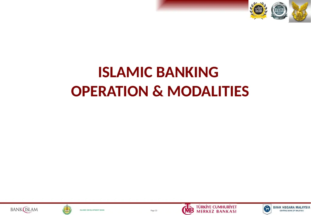 ISLAMIC BANKING PRODUCTS & OPERATIONS Jeroen - slide 22 of 33