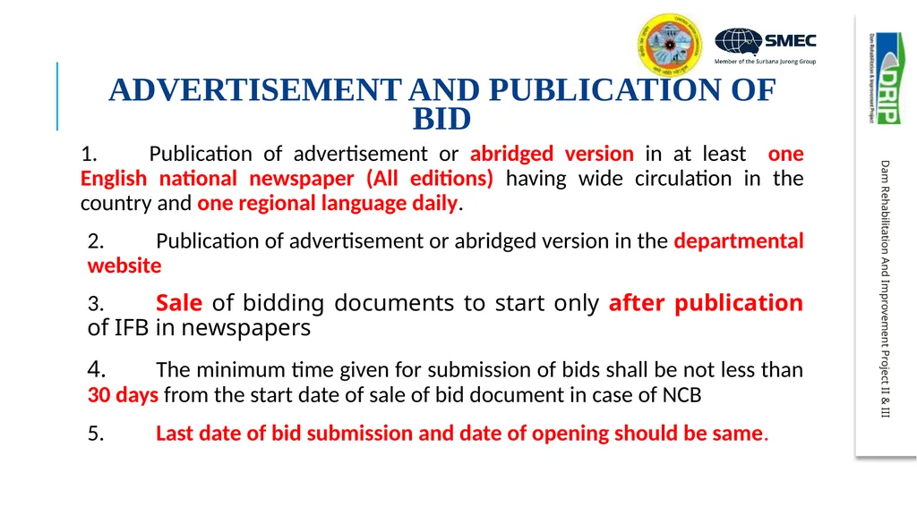 Important aspects of procurement and contract - slide 13 of 40