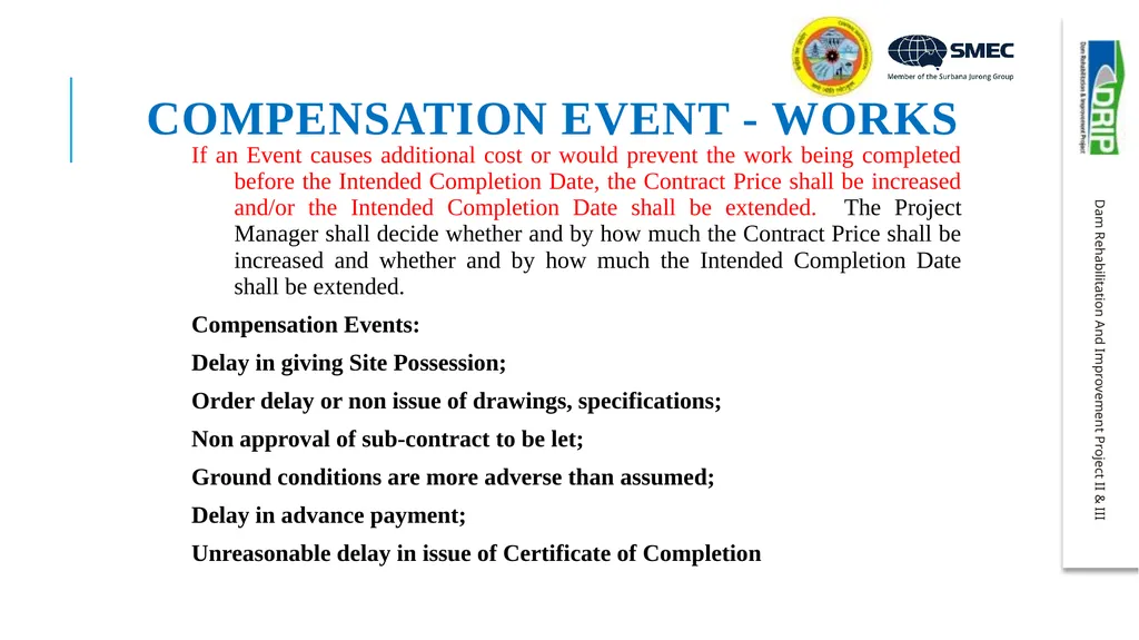 Important aspects of procurement and contract - slide 36 of 40