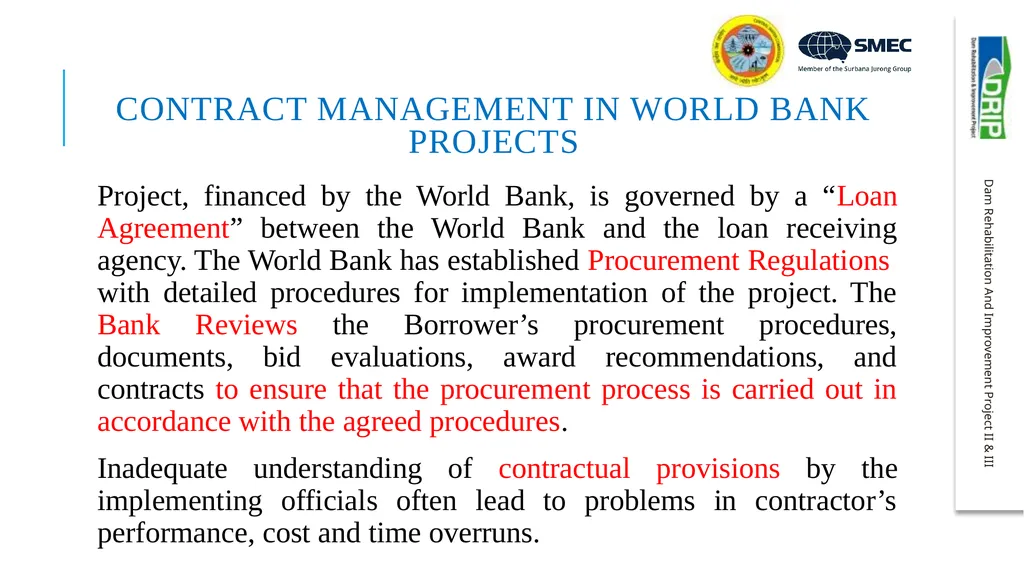 Important aspects of procurement and contract - slide 23 of 40