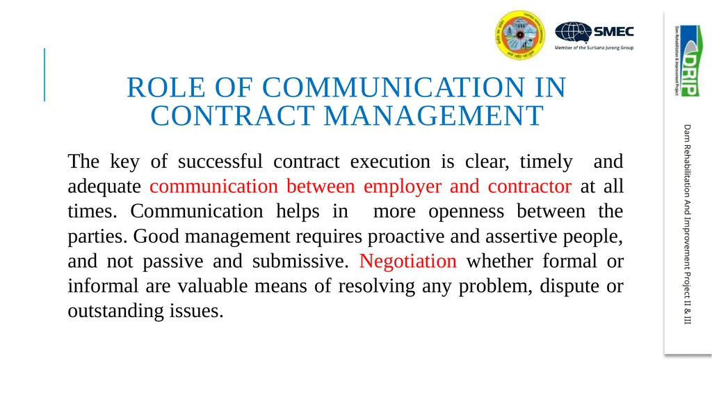 Important aspects of procurement and contract - slide 21 of 40