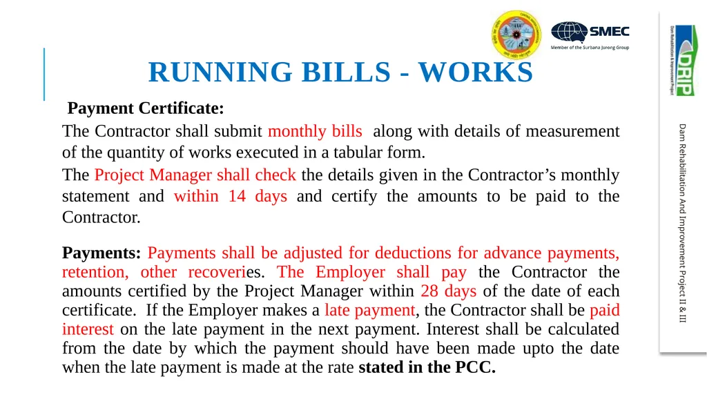 Important aspects of procurement and contract - slide 33 of 40