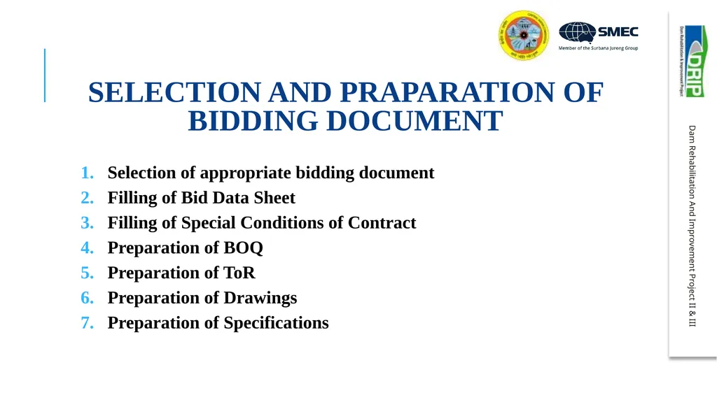 Important aspects of procurement and contract - slide 12 of 40
