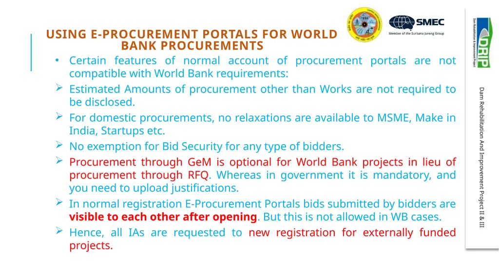 Important aspects of procurement and contract - slide 3 of 40