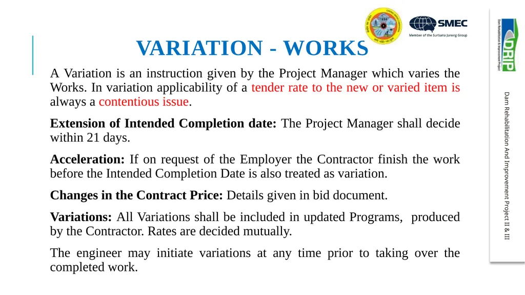 Important aspects of procurement and contract - slide 27 of 40