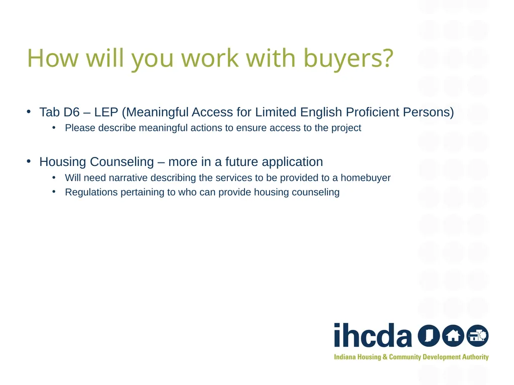 IHCDA HOME Homebuyer Program Applying 101 Samantha - slide 31 of 61