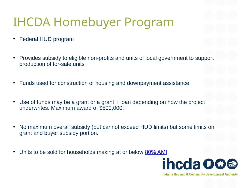 IHCDA HOME Homebuyer Program Applying 101 Samantha - slide 5 of 61