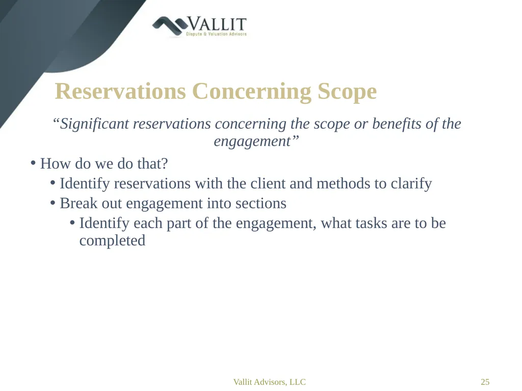 Statement on Standards for Forensic Services (SSFS - slide 25 of 37