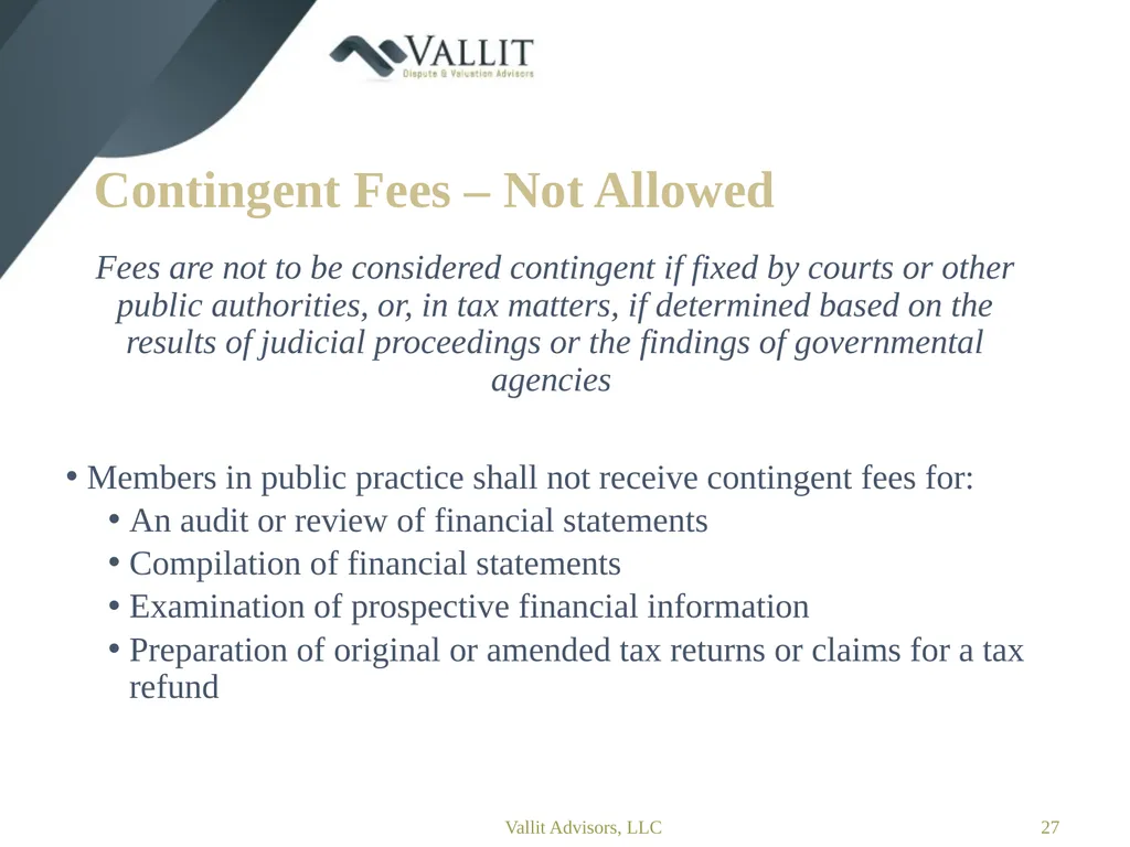 Statement on Standards for Forensic Services (SSFS - slide 27 of 37
