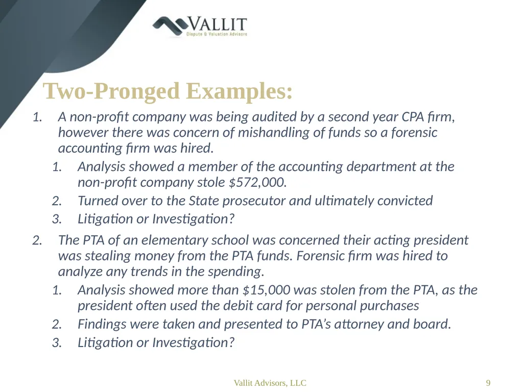 Statement on Standards for Forensic Services (SSFS - slide 9 of 37