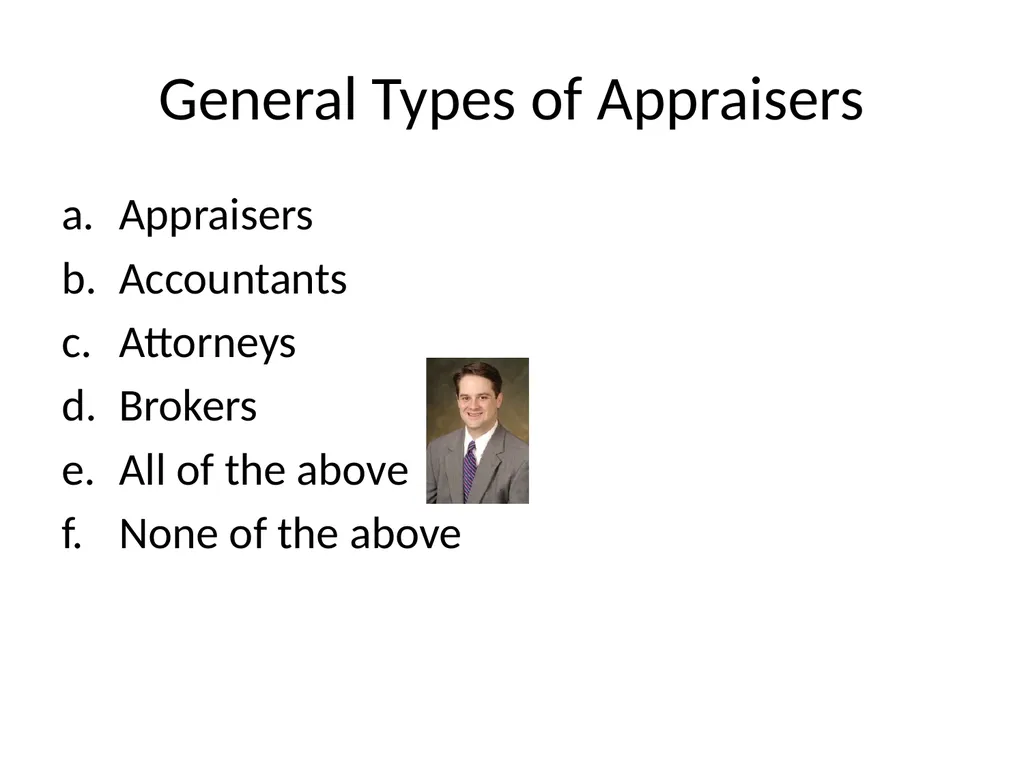 Reviewing a Business Valuation Riley J. - slide 9 of 61