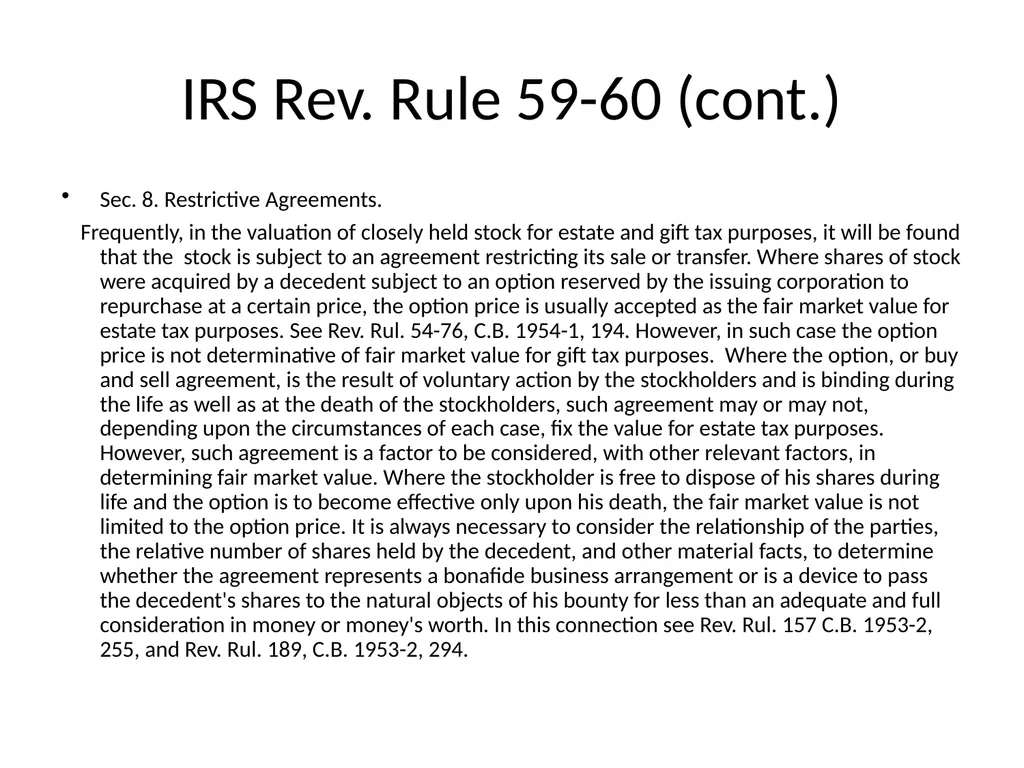 Reviewing a Business Valuation Riley J. - slide 34 of 61