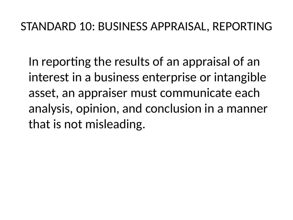 Reviewing a Business Valuation Riley J. - slide 49 of 61